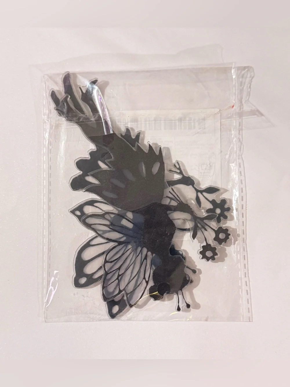 NWT Black Fairy Silhouette Wall Decoration- Set of 2-Acrylic